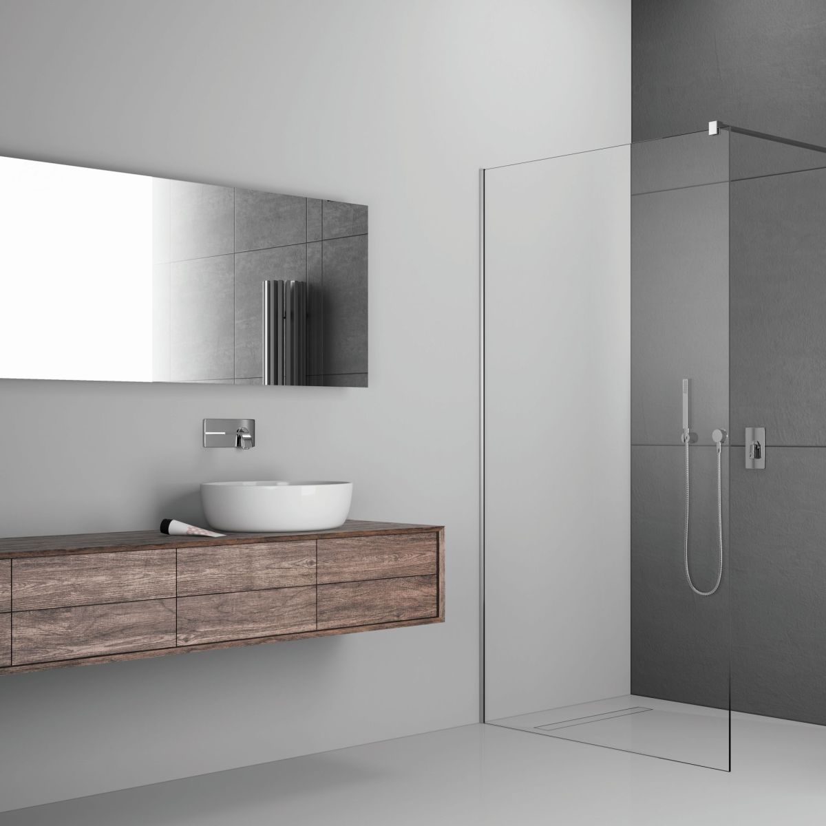 Modo New II. – Walk-in zuhanyfal